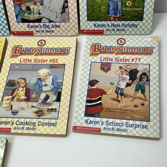 VTG Lot The Baby-Sitters Club Paperback Books 7, 8, 23, 24, 27, 74, 77, 93, 112 - Picture 4 of 11